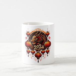 Caneca De Café novo ano chinês 2024