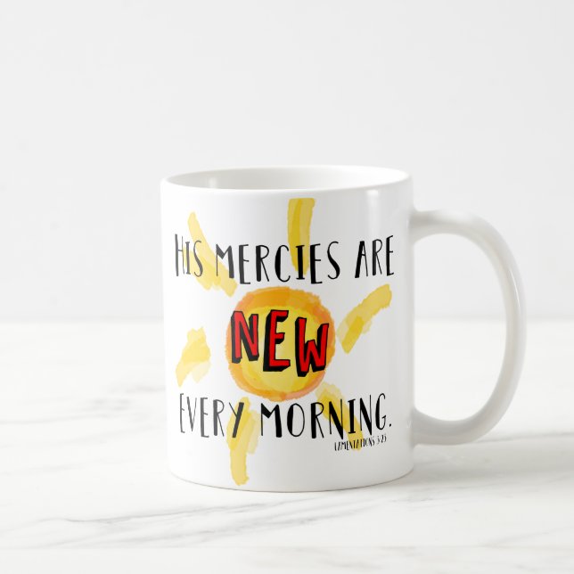 Caneca De Café Novo cada manhã (Direita)