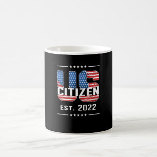 Caneca De Café Novo Cidadão Americano 2022 Orgulhosa Cidadania Am