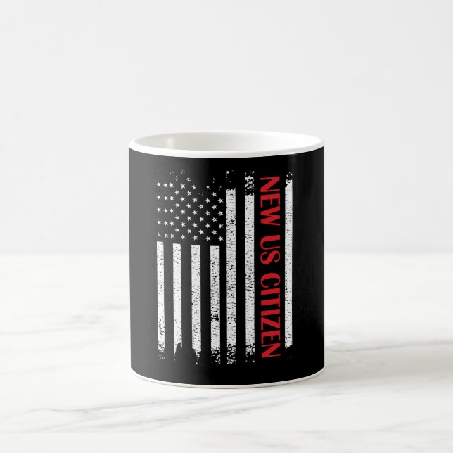 Caneca De Café Novo cidadão norte-americano americano orgulhoso d (Centro)