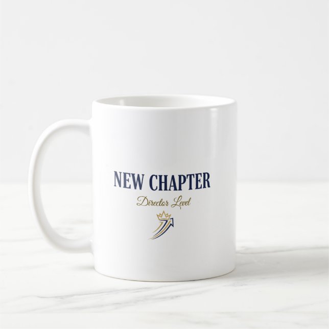 Caneca De Café Novo Diretor de Capítulo Nível (Esquerda)
