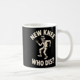 Caneca De Café Novo Joelho Quem Dis_ Dança Esqueleto Engraçado Ha