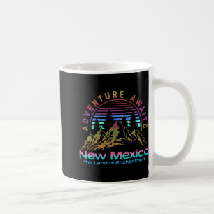 Caneca De Café Novo México Estado Retro Vintage Ao Ar Livre &