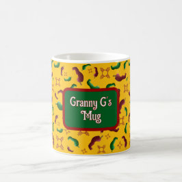 Caneca De Café Novo México Red & Green Chile Tamales Zia Nopales
