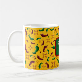 Caneca De Café Novo México Red & Green Chile Tamales Zia Nopales