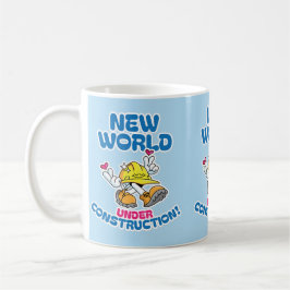 Caneca De Café Novo Mundo em Construção - Voluntário TJ