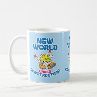 Caneca De Café Novo Mundo em Construção - Voluntário TJ