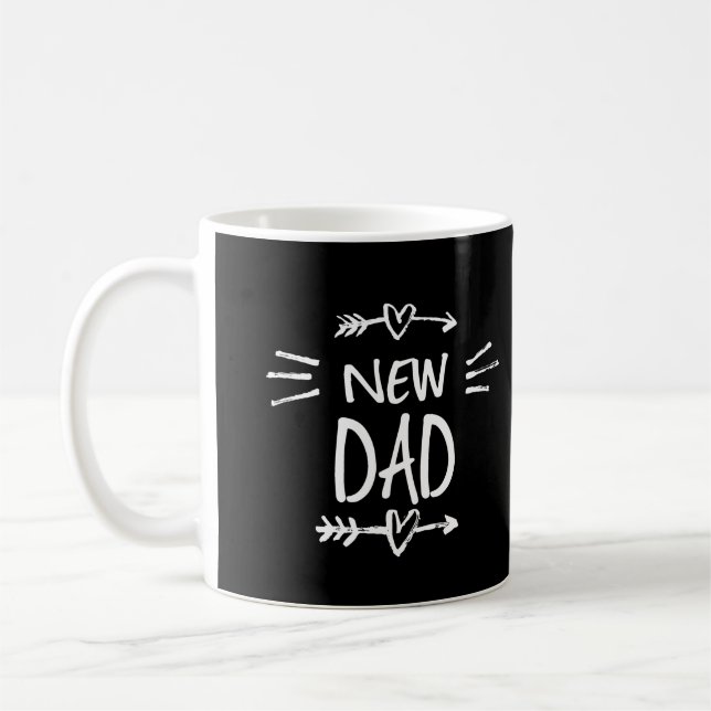 Caneca de Café Novo Pai Cor Editável (Esquerda)