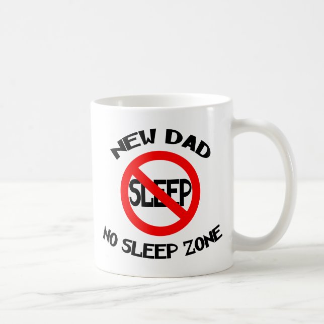 Caneca De Café Novo papai engraçado (Direita)