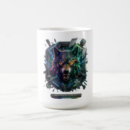 Caneca De Café Novo Predador Robótico Futurista