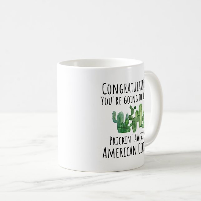 Caneca De Café Novo Presente Cidadão Americano (Frente Esquerda)