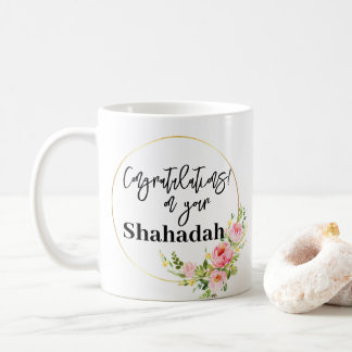 Caneca De Café Novo presente muçulmano reverter shahadah