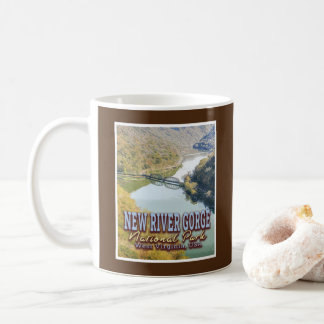CANECA DE CAFÉ NOVO RIO GORGE NATIONAL PARK - VIRGÍNIA OCIDENTAL 