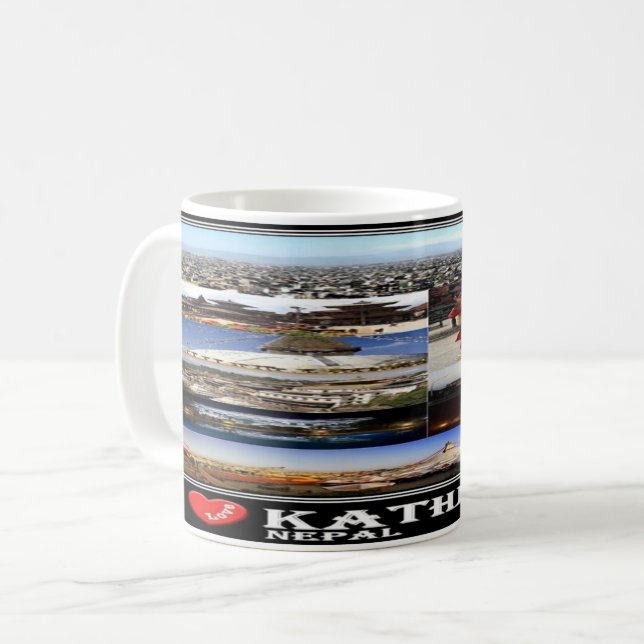 Caneca De Café NP Nepal - Katmandu - (Frente Esquerda)