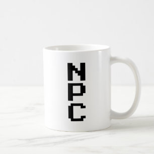 Caneca De Café NPC - Caractere Não Reproduzível
