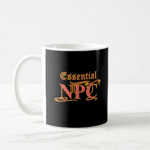 Caneca De Café NPC essencial Não mire Rob ou RPG engraçado no M