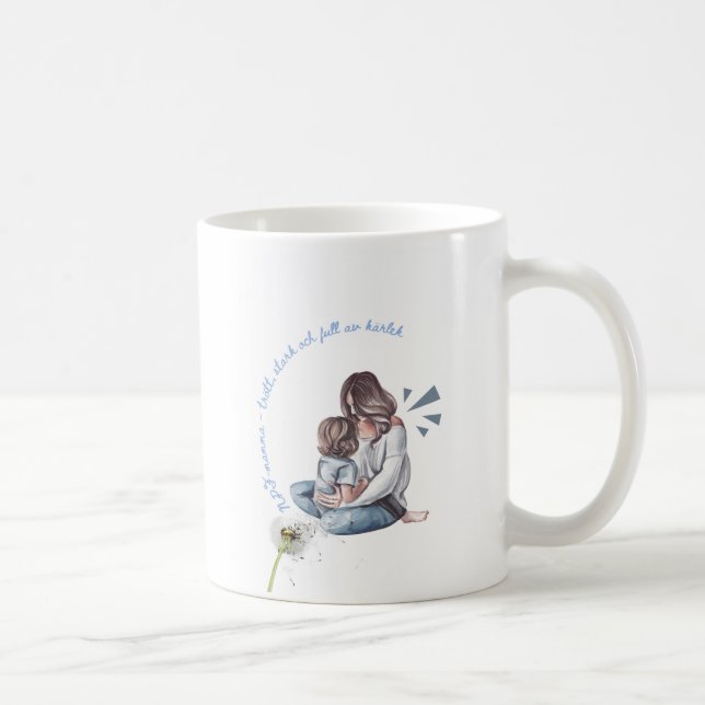 Caneca De Café NPF-mugg – Trött, stark & full av kärlek (Direita)