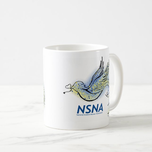 Caneca De Café NSNA Nightingale (Frente Esquerda)