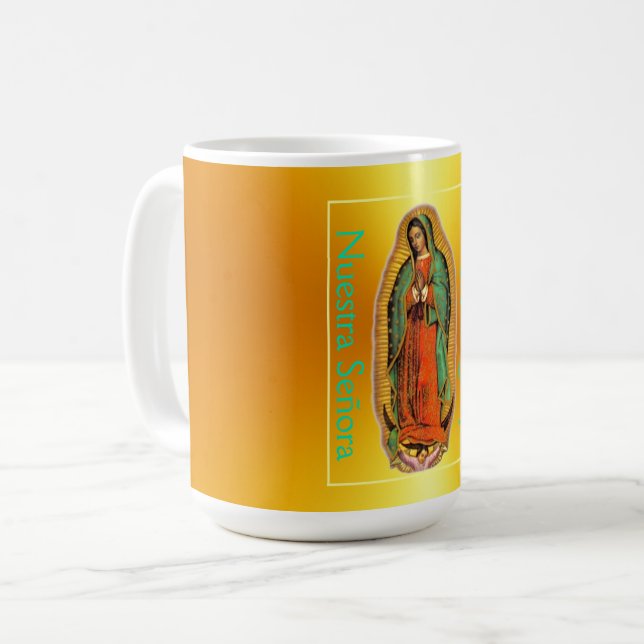Caneca De Café Nuestra Señora de Guadalupe (Frente Esquerda)
