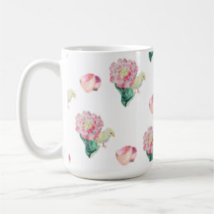 Caneca De Café Nugget Baby Easter Chick e Tulipa