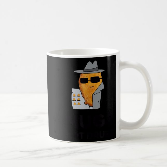 Caneca De Café Nuggets Engraçados - Nugs Não Drogas (Direita)
