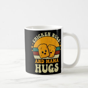 Caneca De Café Nugs E Mamãe Abraçam Toddler Por Amor De Frango Nu