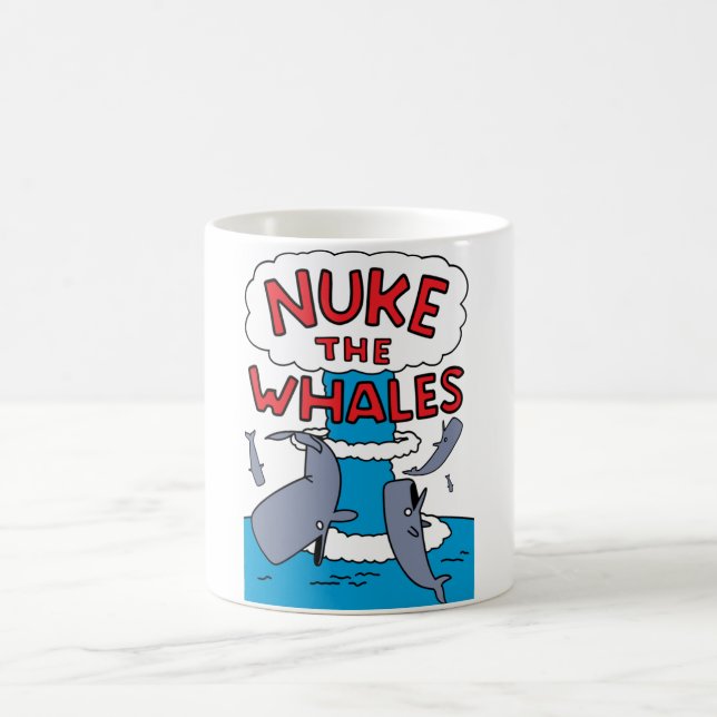 Caneca De Café Nuke The Whales (Centro)