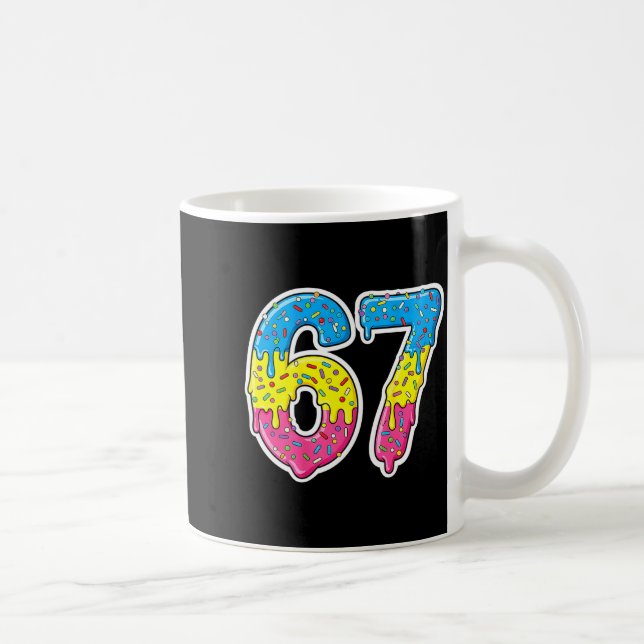 Caneca De Café Number 67 Shirt Costume Adult Nk For Women Men Kid (Direita)