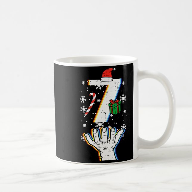Caneca De Café Number 7 Matching 67 Meme Christmas 6 7 Xmas Men W (Direita)