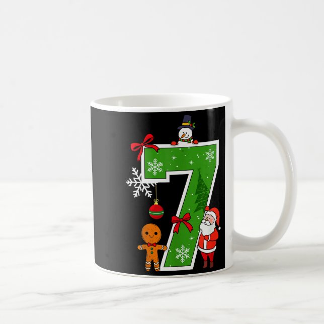Caneca De Café Number 7 Matching 67 Meme Christmas Costume Men Wo (Direita)