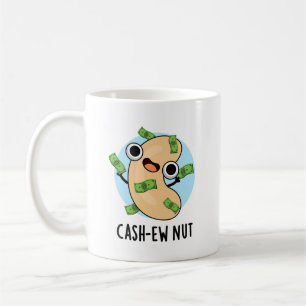 Caneca De Café Numerário Nut Funny Cashew Nut Pun