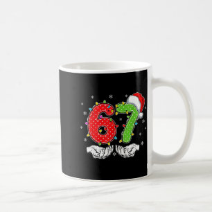 Caneca De Café Número 67 Correspondente Seis Sete 6 7 Meme 6-7 Na