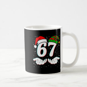 Caneca De Café Número 67 Correspondente Seis Sete 6 7 Meme 6-7 Na