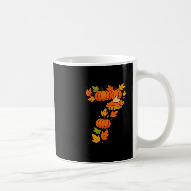 Caneca De Café Número 67 Fantasia Seis Sete 6 7 Meme Dia de Ação  (Direita)
