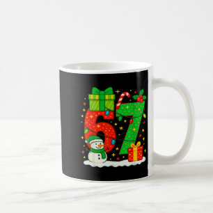 Caneca De Café Número 67 Meme Casal de Natal Correspondente 67 Se