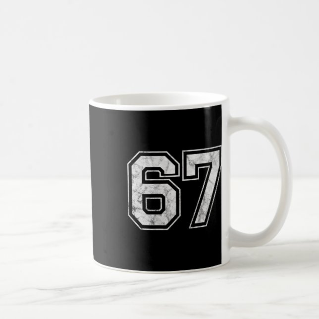 Caneca De Café Número 67 No Ck  (Direita)