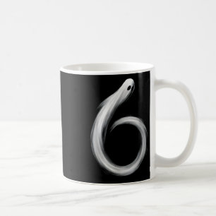 Caneca De Café Número 6 Fantasma Divertido Seis Sete 67 Meme de H