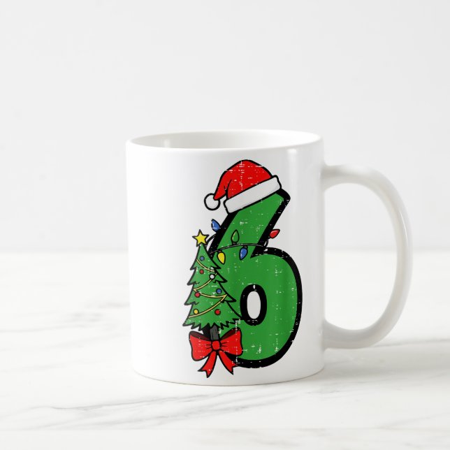 Caneca De Café Número 6 Natal 6 7 Combinando 67 Meme Homens Mulhe (Direita)