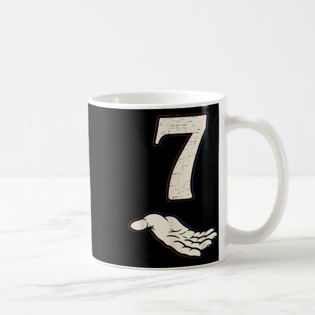 Caneca De Café Número 7 Correspondência 67 Meme Fantasia de Hallo (Direita)