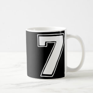 Caneca De Café Número 7 Seis Sete 6 7 Meme 67 Divertido Aniversár