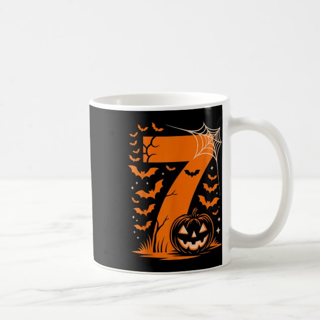 Caneca De Café Número 7 Traje de Halloween do Meme Correspondente (Direita)