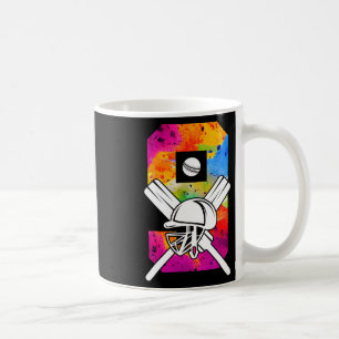 Caneca De Café Número 9 Anos Críquete 9º Aniversário 1 