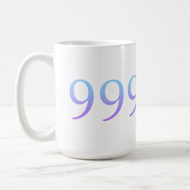 Caneca De Café Número de anjo 999 (Esquerda)