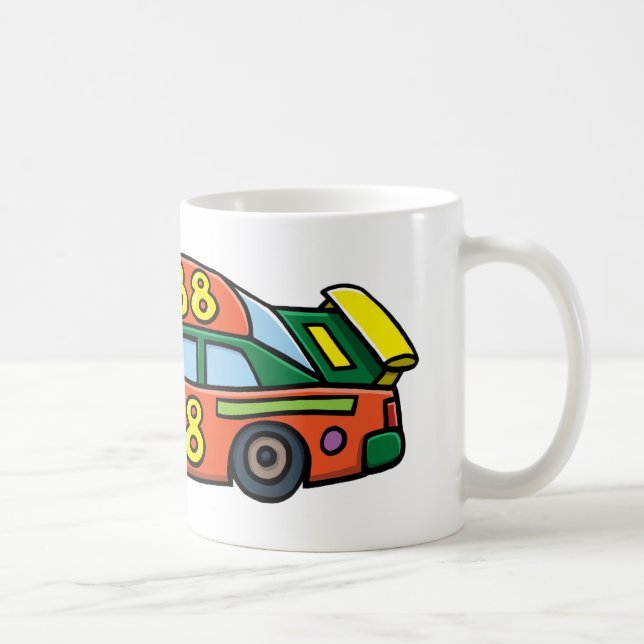 Caneca De Café Número de Carro Race 88 (Direita)