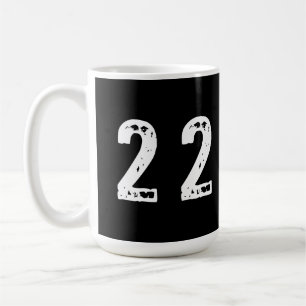 Caneca De Café Número desportivo 22