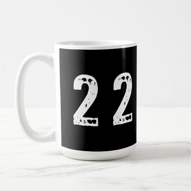 Caneca De Café Número desportivo 22 (Esquerda)