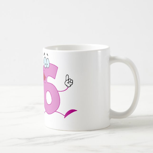 Caneca De Café Número Feliz 26 (Direita)