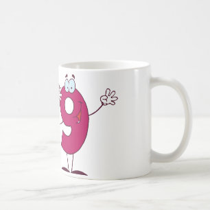 Caneca De Café Número feliz 99