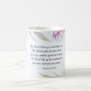 Caneca De Café Números 6:24-26 O Senhor Te Abençoa, Bíblia Verso