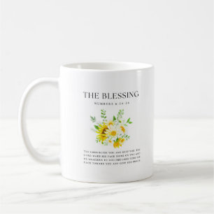 Caneca De Café Números 6:24-26 O Senhor te abençoe e te guarde